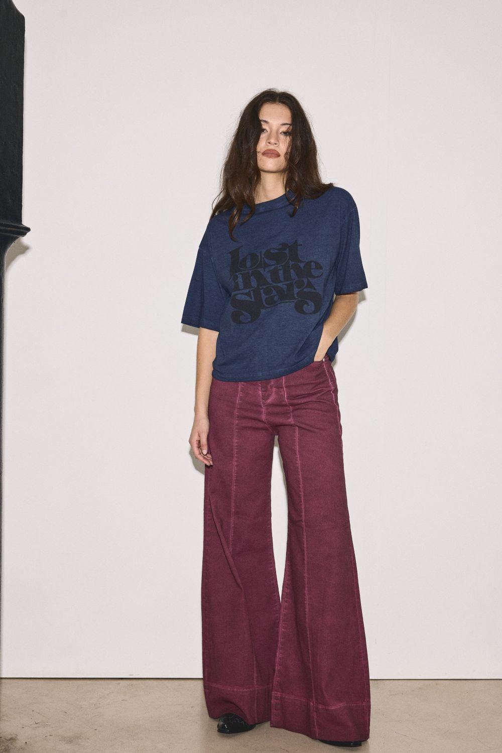 Drung cherry-jeans